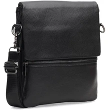 Чоловіча сумка планшет Borsa Leather чорна (K12056-black): Стать Чоловік