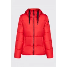 Куртка CMP Woman Jacket Fix Hood 30K3556 30K3556-C810 48 (40) красная демисезон с капюшоном: Сезон Демисезон