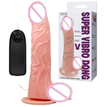 Вибратор реалистик на присоске SUPER VIBRO DONG, BW-008080: Для кого Для женщин