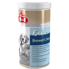 Добавка Пивные дрожжи 8in1 Excel Brewers Yeast для кошек и собак 1430 таблеток (660895 /115731): Производитель 8in1