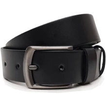 Мужской ремень Borsa Leather черный (V1125FX19-black): Пол Мужской