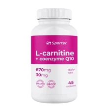 Sporter L-carnitine 670 mg + CoQ10 30 mg 45 Capsules (817242) Sporter L-carnitine 670 mg + CoQ10 30 mg 45 Capsules (817242)