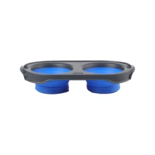 Подвійна миска Dexas Collapsible Pet Feeder складана велика 1200 мл синя (dx30660): Тип Миски