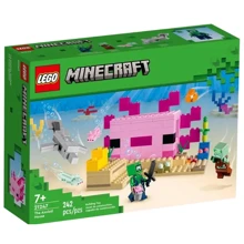 Конструктор LEGO Minecraft Будинок Аксолотля 242 деталі (21247): Серія MINECRAFT