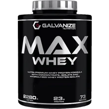 Протеин Galvanize Nutrition Max Whey 2280 g /73 servings/ Banana Cream: Вид Сывороточные