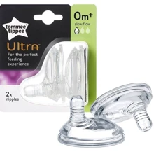 Соска силиконовая Tommee Tippee Ultra 2 шт (медленный поток) (42400568): Поток медленный