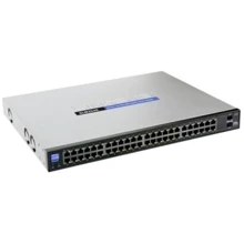 Сетевой коммутатор Linksys SLM2048T-EU: Порты только Gigabit Ethernet (10/100/1000)