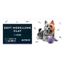 Пластилин восковой Kite Dogs 18 цветов 360 г (K22-085): Производитель KITE