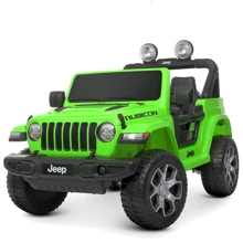 Дитячий електромобіль Джип Bambi Racer, салатовий (M 4176EBLR-3): Вид джип