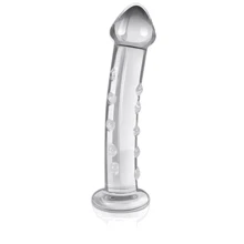 Фаллоимитатор LoveToy Glass Romance 7.5" Clear: Назначение Вагинальные