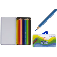 Карандаши Marco 1100-12TN 12 цветов. Colorit в металлическом пенале.: Тип Цветные