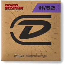 Струна для гитар Струны для акустической гитары DUNLOP DAB1152 80/20 BRONZE ACOUSTIC GUITAR STRINGS (11-52): Тип Комплект струн