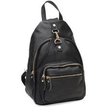 Жіночий рюкзак Borsa Leather чорний (K1162-black): Стать жіночий
