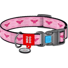 Нашийник для собак WAUDOG Nylon c QR паспортом Чудо-жінка 1, S (0015-2015): Виробник WAUDOG