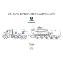 Американский тягач M1070 M1000 70 тонн с танком Abrams: Производитель Takom