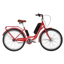 Велосипед с электроприводом 26" ST Dorozhnik eCRYSTAL BH рама-17" 36B 10Ач 350Вт красно-белый 2024 (ELB-D-26-192): Емкость батареи, ВтЧ 360