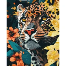 Картина по номерам Идейка Опасный хищник 40х50 см с красками металлик extra ©art_selena_ua (KHO6528): Производитель Идейка