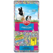 Подстилка для грызунов Kaytee Clean&Cozy BirthdayCake целлюлоза розовая 8 л: Вид Целлюлозный