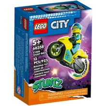 Конструктор LEGO City Каскадерский кибермотоцикл (60358): Серия City