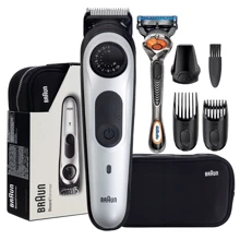 Машинка для стрижки (триммер) Braun BT5960TS: Зона применения Для окантовки, Для тела, Для бороды