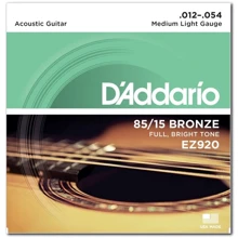 Струна для гитар Струны D'ADDARIO EZ920 85/15 BRONZE MEDIUM LIGHT (12-54): Тип Комплект струн