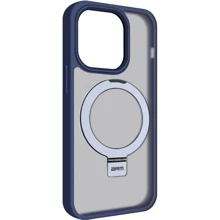 Чехол для iPhone ArmorStandart Unit Stand Dark Blue for iPhone 15 Pro (ARM70578): Цвет синий
