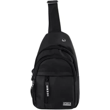 Мужская сумка-слинг Valiria Fashion черная (3DETAM-1202-2): Пол Мужской