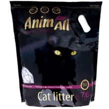 Наполнитель для кошачьего туалета AnimAll Premium Фиолетовый аметист 7.6 л: Вид Силикагелевый