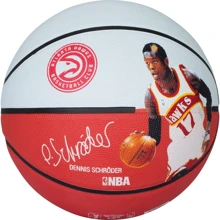 Мяч для игры Spalding NBA Player Dennis Schroeder баскетбольный размер 7 красный (NBA_DS_7): Вид Баскетбольные