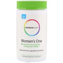 Rainbow Light Just Once Women's One Food-Based Multivitamin 150 Tabs Вітаміни для жінок: Тип мультивітаміни