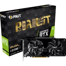 Видеокарта Palit Nvidia GeForce RTX 2060 Dual 12GB (NE62060018K9-1160C): Объем памяти, Гб 12