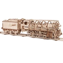 Механічний 3D пазл UGEARS "Локомотив з тендером" (70012): Вид наука і техніка