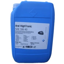 Моторне масло Aral High Tronic 5W-40 20L: Тип синтетичне