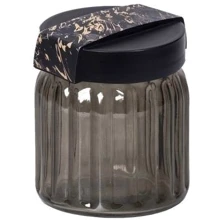 Банка HEREVIN Embossed Black Marble 1 л (190080-002): Тип один предмет