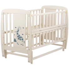 Детская кроватка Babyroom Жирафик маятник DJMO-02 слоновая кость (625360): Тип классическая