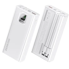 Зовнішній акумулятор WK Wekome Power Bank 20000mAh Elephant Fast Charging PD20W+22.5W White (WP-335): Кількість USB 4
