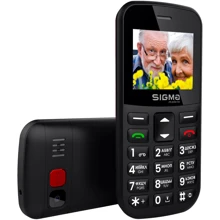 Мобильный телефон Sigma mobile Comfort 50 EASY TYPE-C Black (UA UCRF): Дисплей 1.77" TFT (128x160)