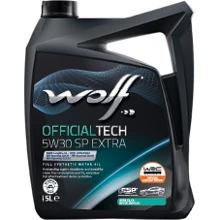 Моторное масло WOLF OFFICIALTECH 5W30 SP EXTRA 5Lx4: Тип Синтетическое
