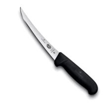 Кухонний ніж Victorinox Fibrox Boning Flex 15см з черн. ручкою (5.6613.15): Лезо нержавіюча сталь
