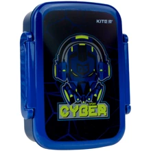 Ланчбокс Kite Cyber 420 мл (k22-160-2): Количество отделений 2