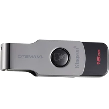 USB-флешка Kingston 16GB DataTraveler SWIVL USB 3.0 Metal (DTSWIVL/16GB): Стандарт USB USB 3.0