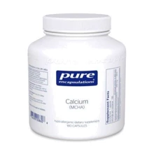 Pure Encapsulations Calcium (MCHA) 150 mg 180 caps Кальций (MCHA) (PE-00859): Тип Кальций