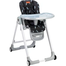 Стульчик для кормления Momi Luxuria Black (KRKA00017): Тип классический стульчик