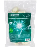 Ласощі Lucky Pet Кістка Баварська вузлова №2 М з м'ясом курки 10-12 см 6 шт (551788): Виробник Lucky Pet