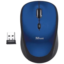 Мышь Trust Yvi (19663) Blue: Интерфейс подключения Wireless, USB