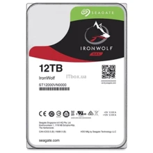 Внутрішній жорсткий диск Seagate IronWolf 12 TB (ST12000VN0008) OEM: Форм-фактор 3.5"
