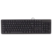 Клавіатура A4Tech KK-3 USB (Black): Підключення проводное
