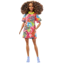 Лялька Barbie Fashionistas Модниця у сукні-футболці (HJT00): Вік от 3 лет