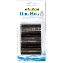 Пакеты для уборки фекалий собак Croci 3 шт.x20 пакетов черные (C9020116): undefined undefined