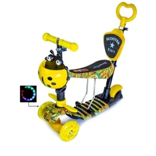 Самокат Scooter "Божья коровка" 5in1. Сarousel (многофункциональный): Количество колес 3